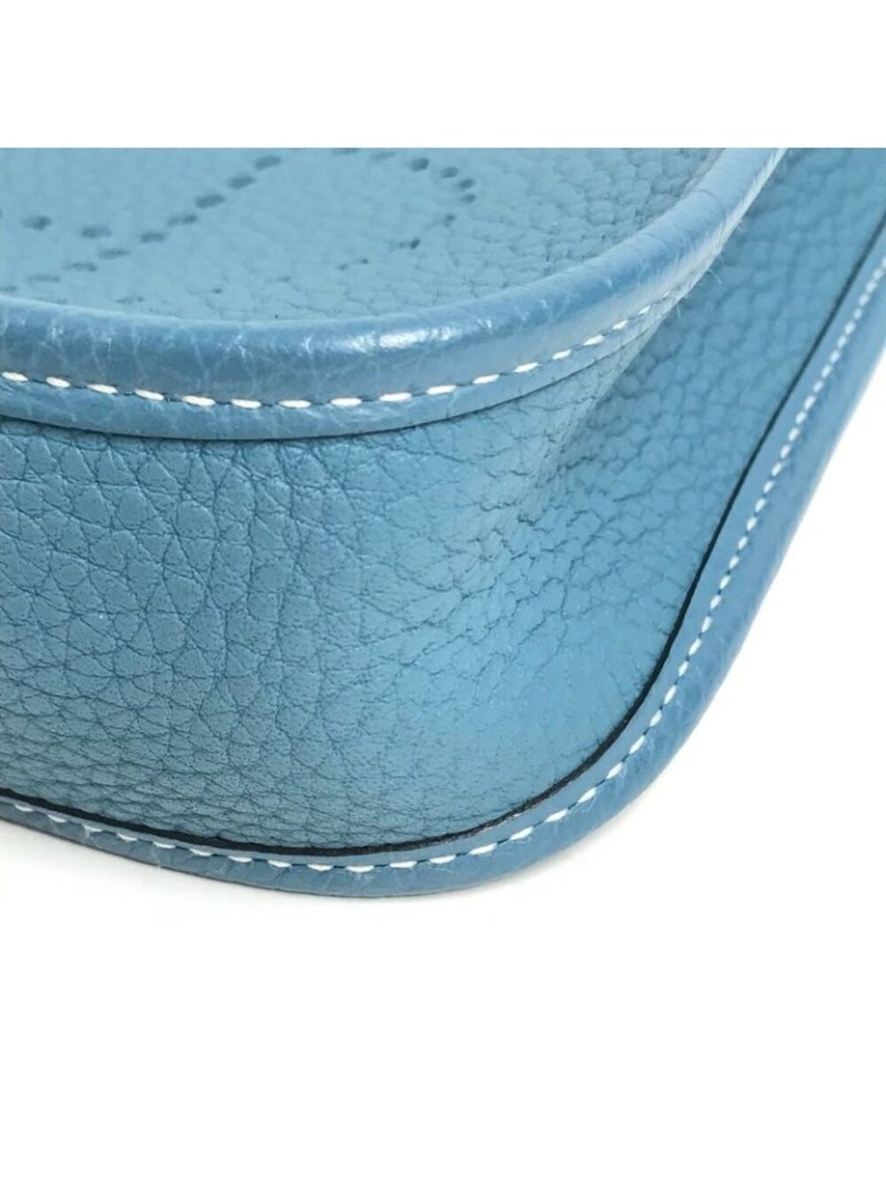 Hermes Shoulder Bag Evelyne TPM 16 Taurillon Clemence New Blue - Picture 6 of 9